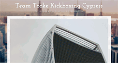Desktop Screenshot of kickboxingcypress.com