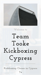 Mobile Screenshot of kickboxingcypress.com
